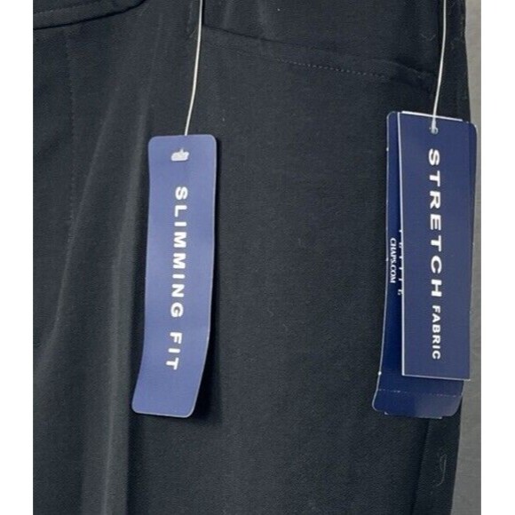 Chaps Pants Dress Slacks‎ Slimming Fit Stretch Black Women 16 Petite NWT Career - Picture 4 of 5